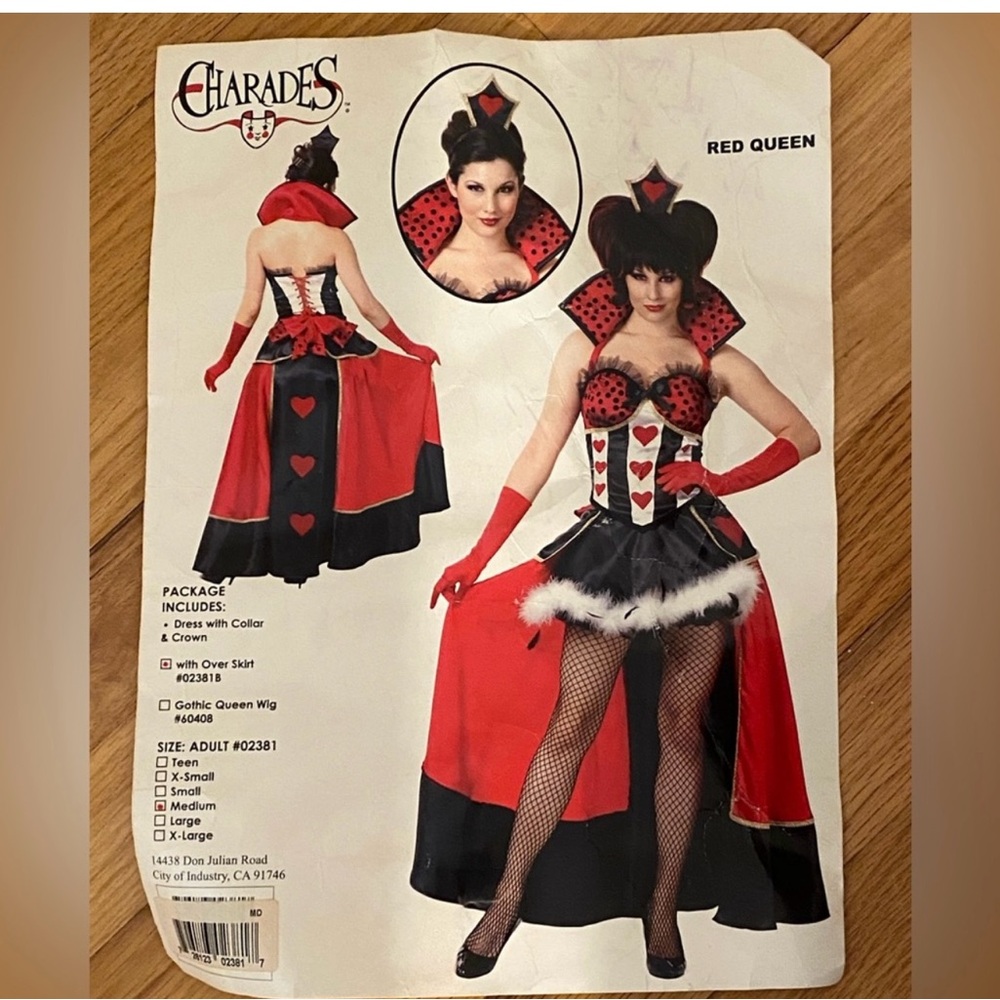 Adult Queen of Hearts costume